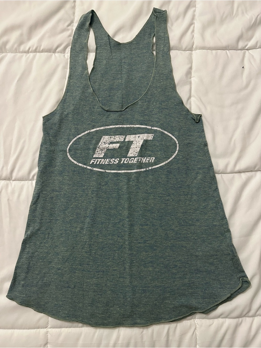 Fitness Together Women's Racerback Tank - Heather Green